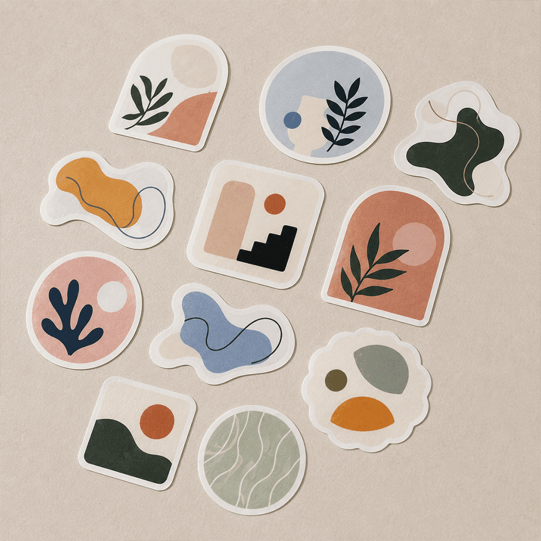 Sticker packaging